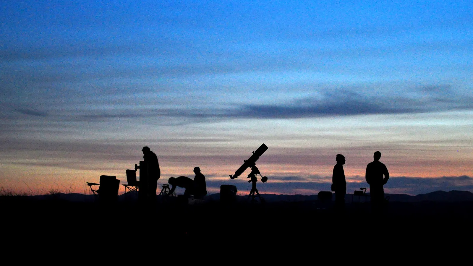 A star party in the black hills. Photo taken by Barb of the Black Hills Astronomical Society
