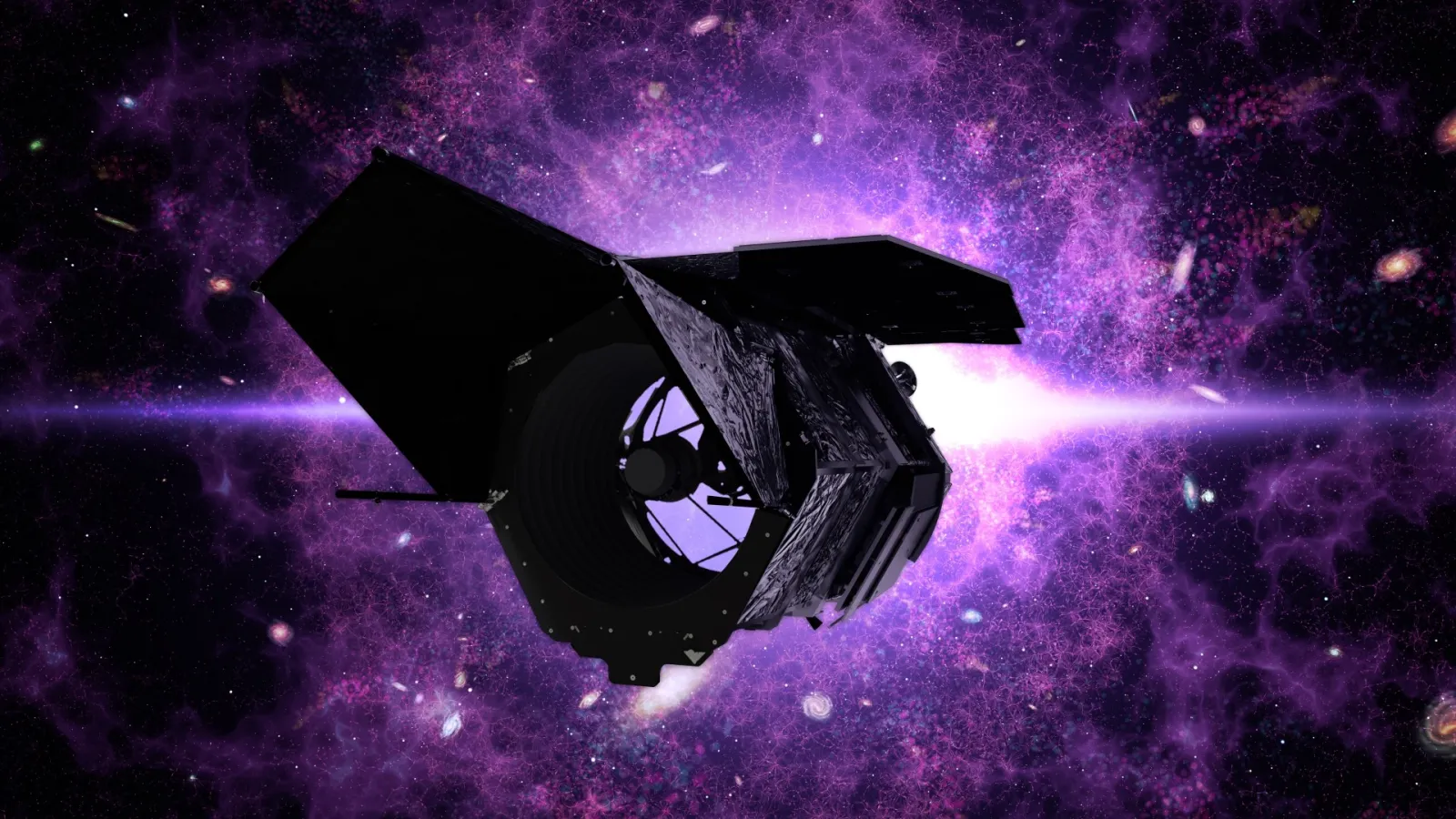Artists image of the Nancy Grace Roman Telescope