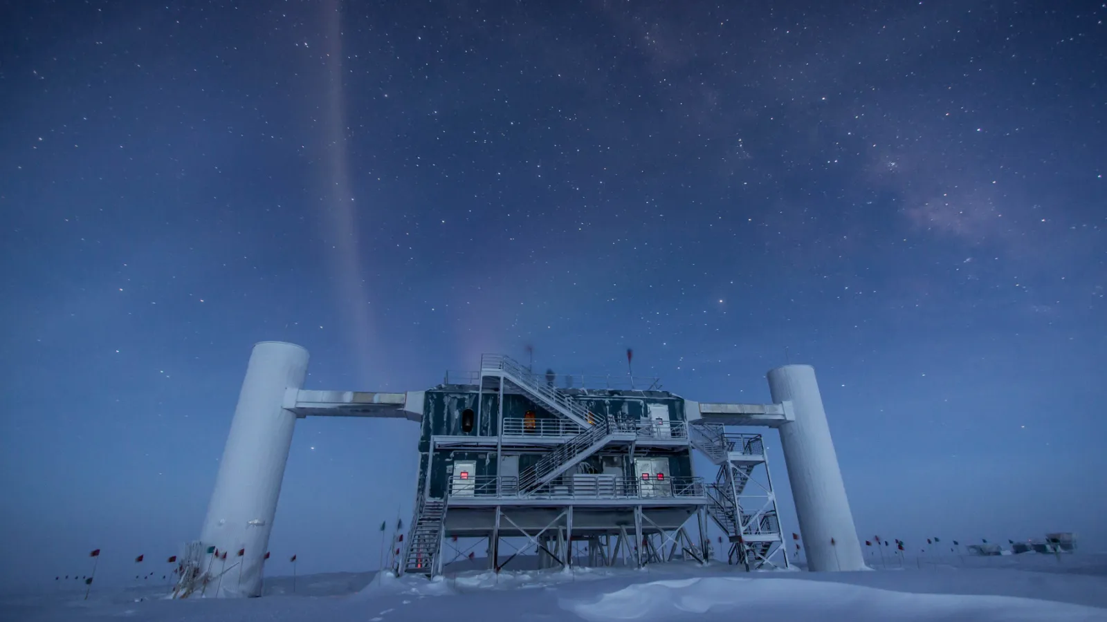 The IceCube Laboratory at the Amundsen-Scott South Pole Station in Antarctica