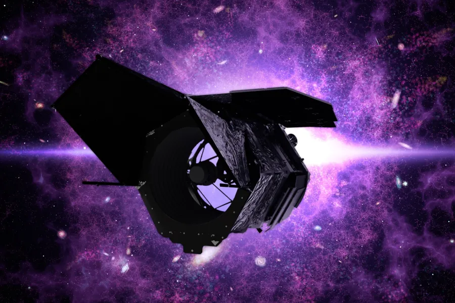 Artists image of the Nancy Grace Roman Telescope